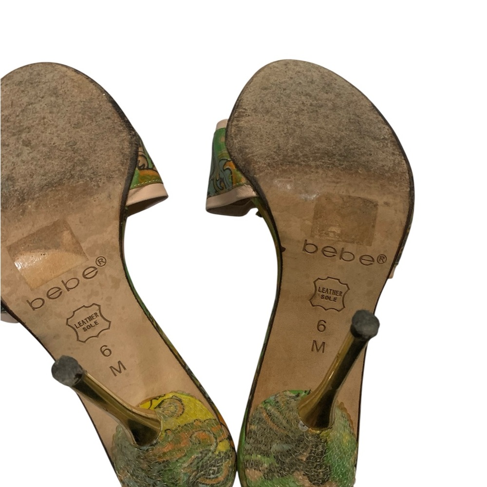 Bebe patterned sequin heels - Picture 4 of 5